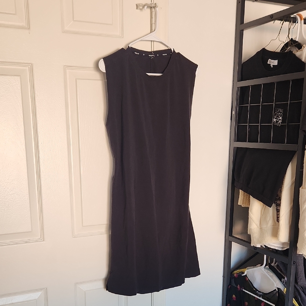 Public Rec Black Athletic Midi Cutout Dress Large